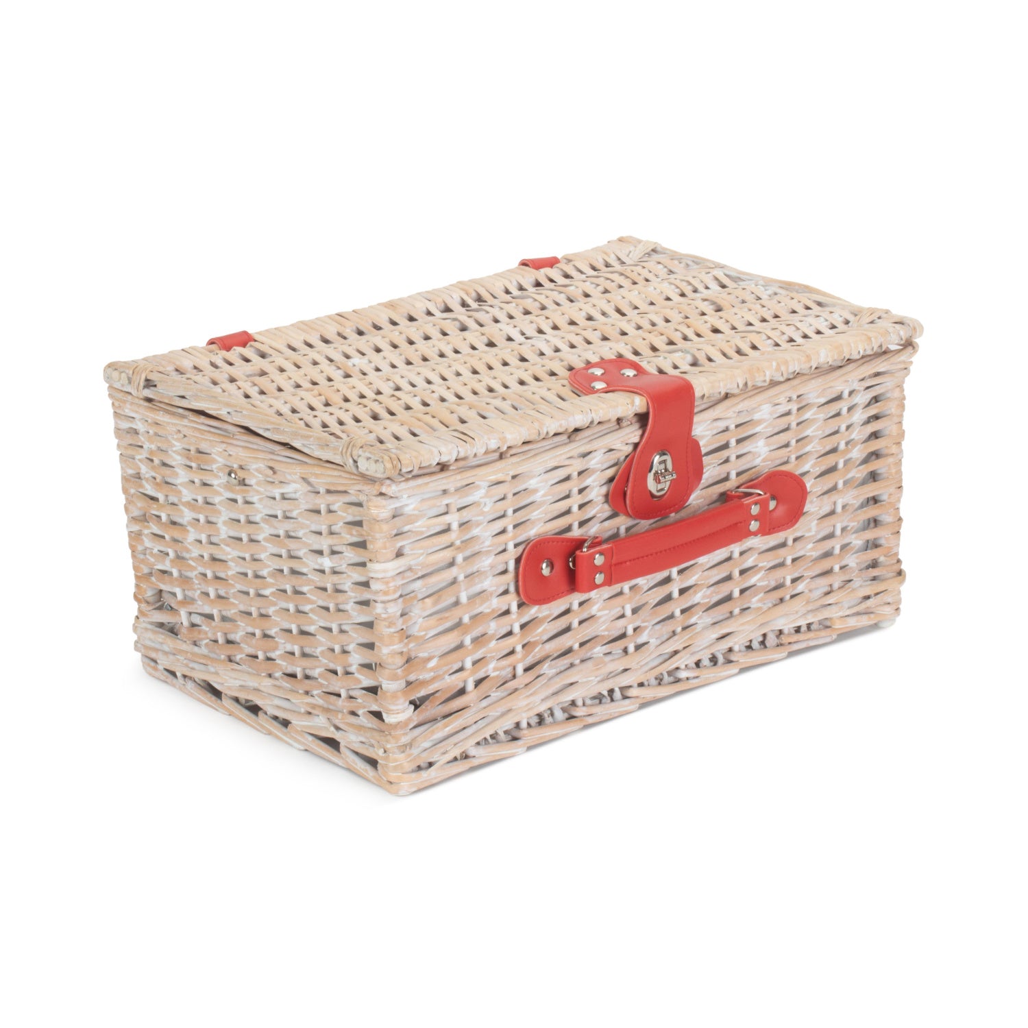 2 Person Red & White Gingham Fitted Hamper