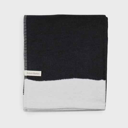 Cloud Cotton Blanket: Strata in Flint