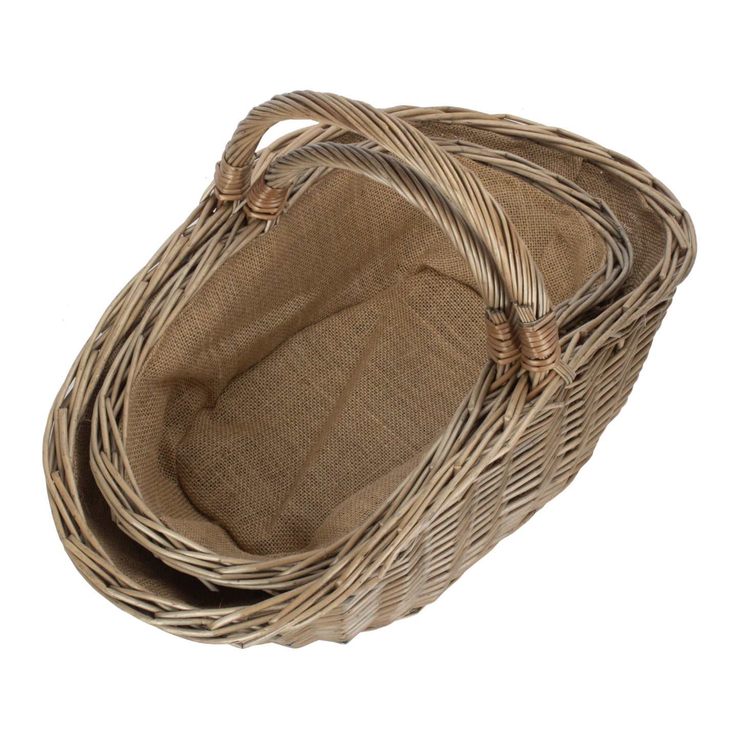 Antique Wash Harvesting Basket Set 2