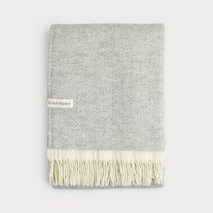 Clifton Herringbone Blanket: Blanquette