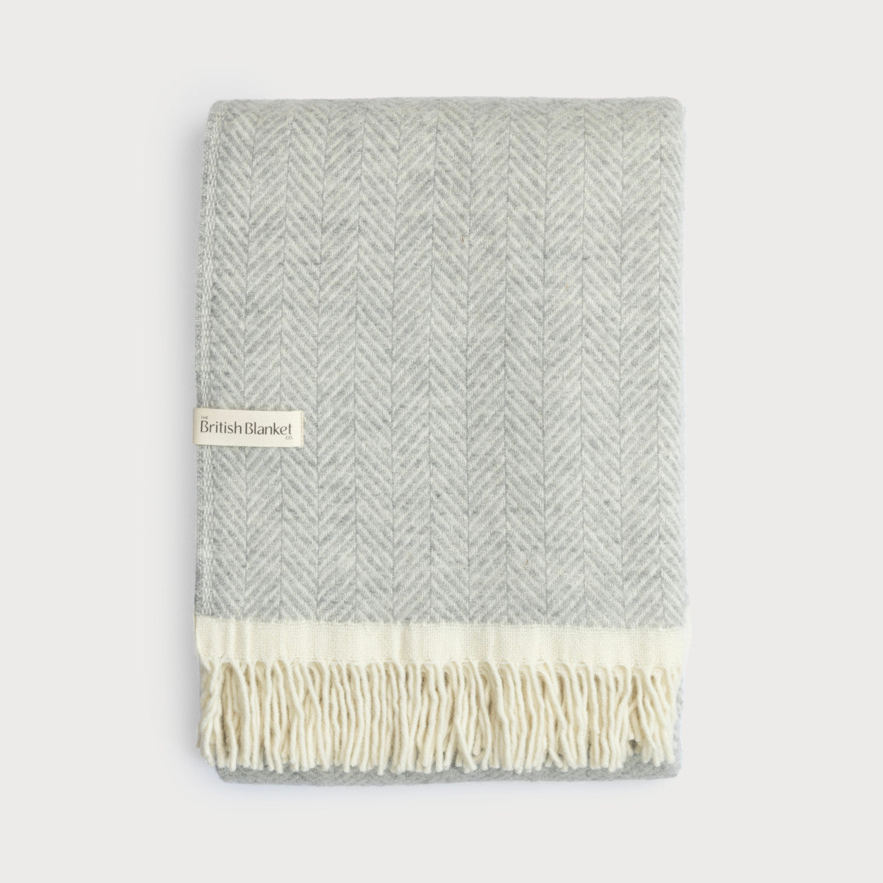 Clifton Herringbone Blanket: Blanquette