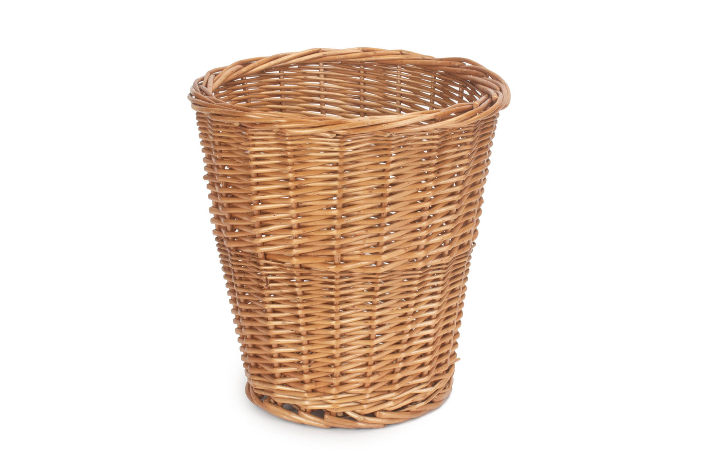 Light Steamed Willow Waste Paper Bin