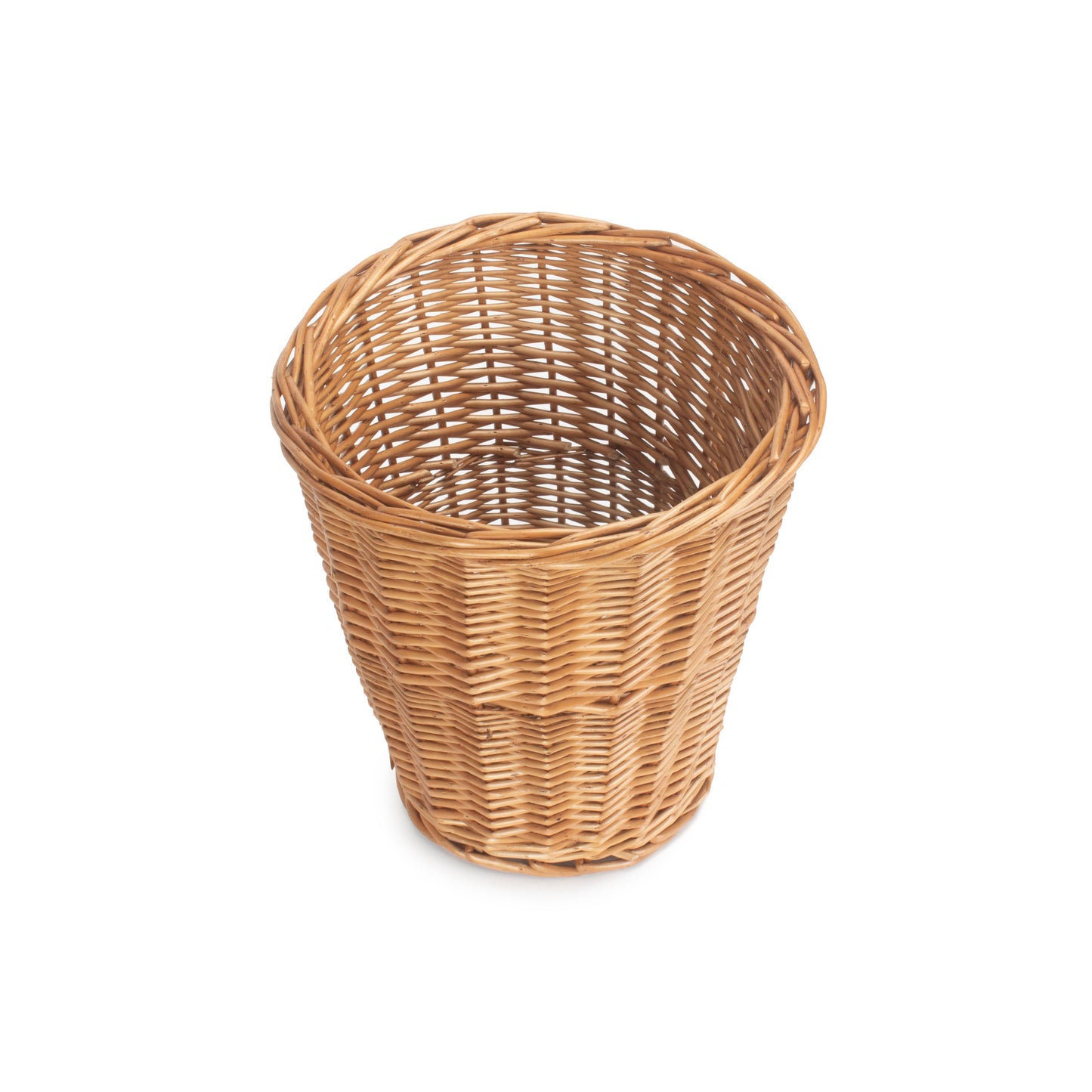 Light Steamed Willow Waste Paper Bin