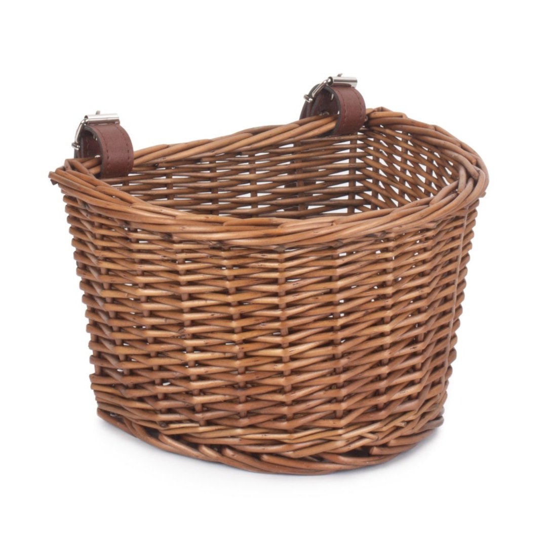 Child's Willow Bicycle Basket