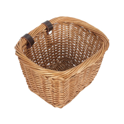Heritage Rectangular Willow Bicycle Basket