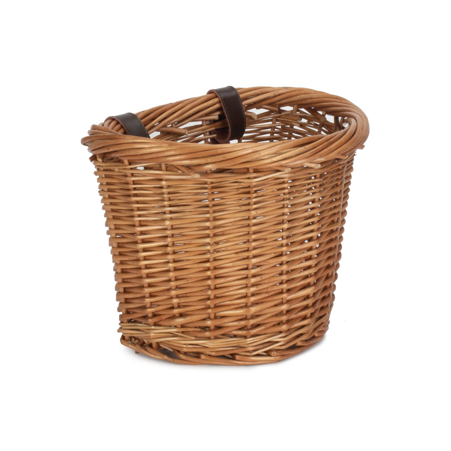 Heritage Oval Willow Bicycle Basket