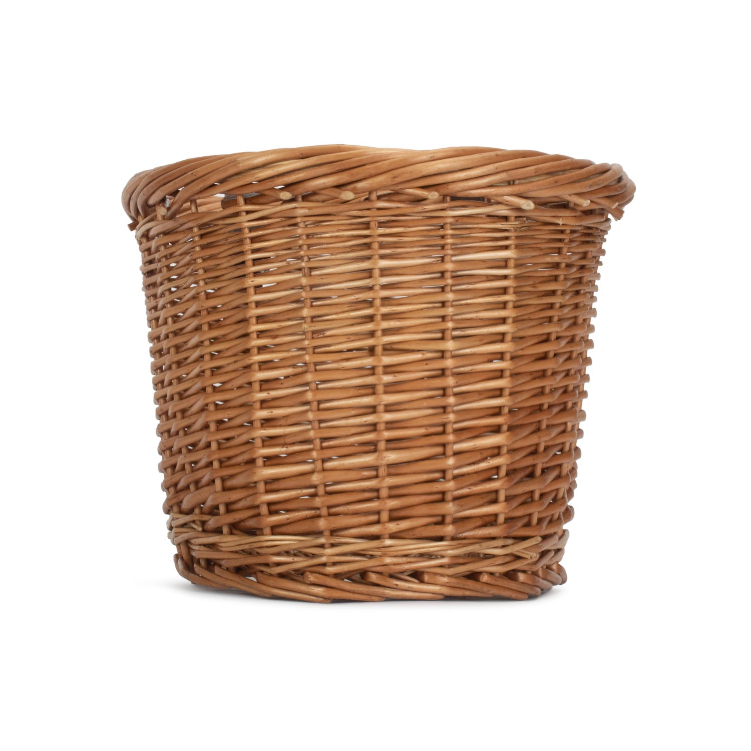 Heritage Oval Willow Bicycle Basket