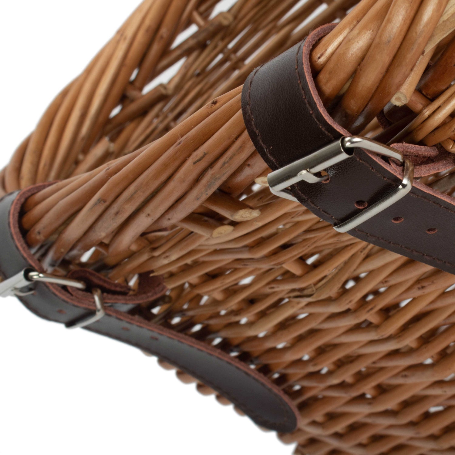 Heritage Oval Willow Bicycle Basket