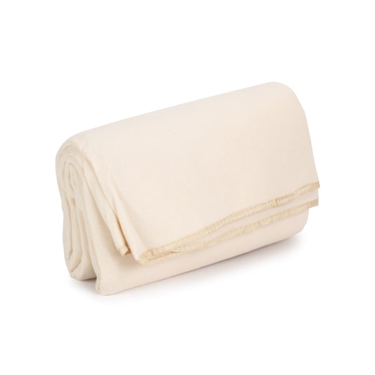 Cream Polar Fleece Picnic Rug with Waterproof Backing