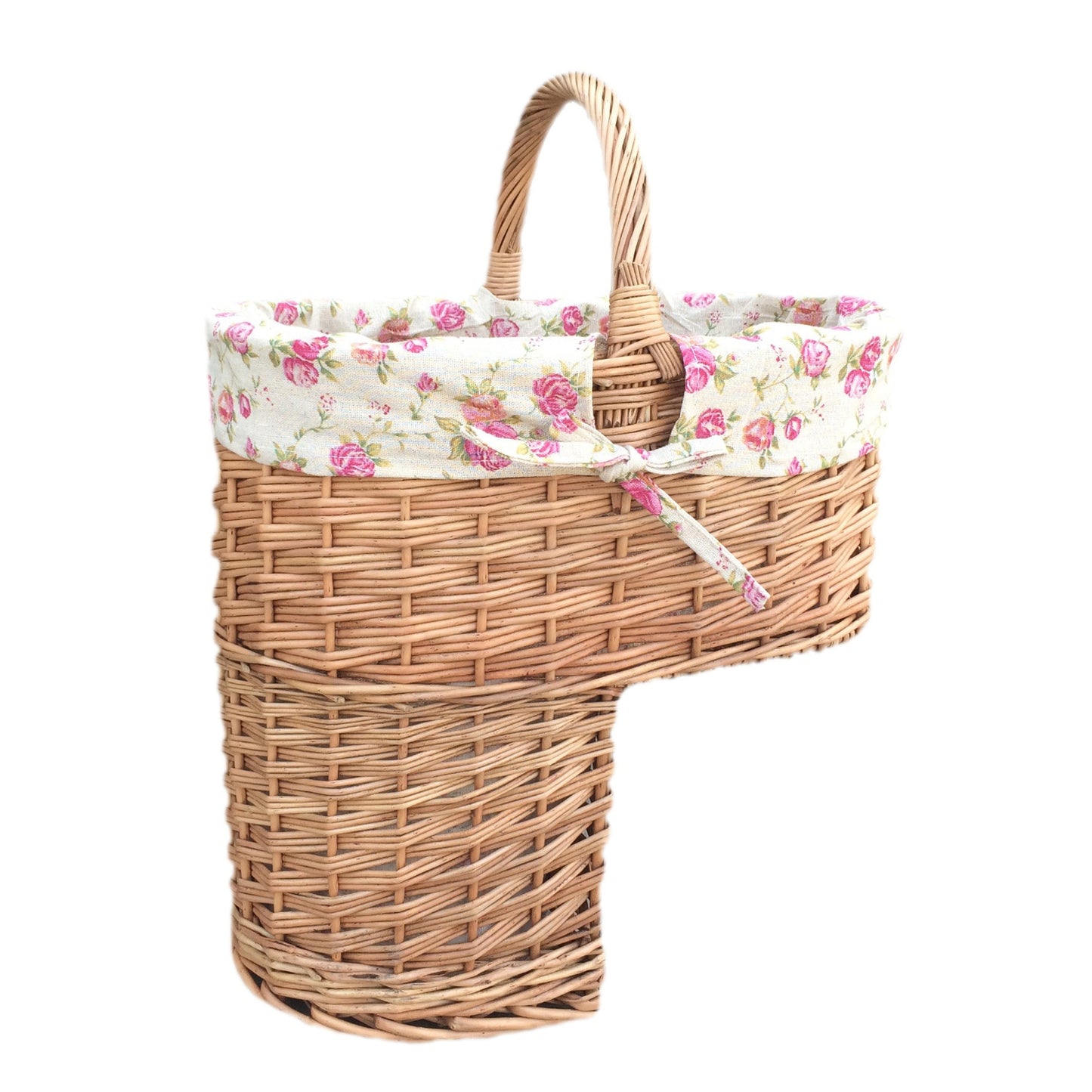 Stair Basket With Garden Rose Lining