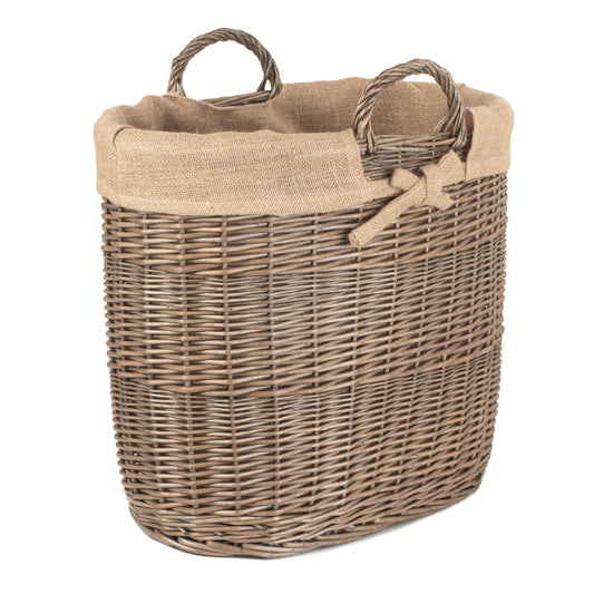 Oval Log Storage Basket