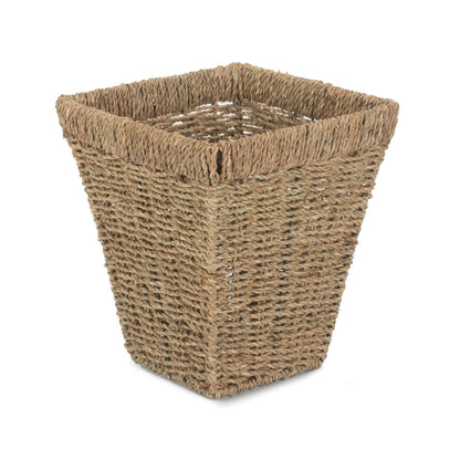 Seagrass Square Waste Paper Basket