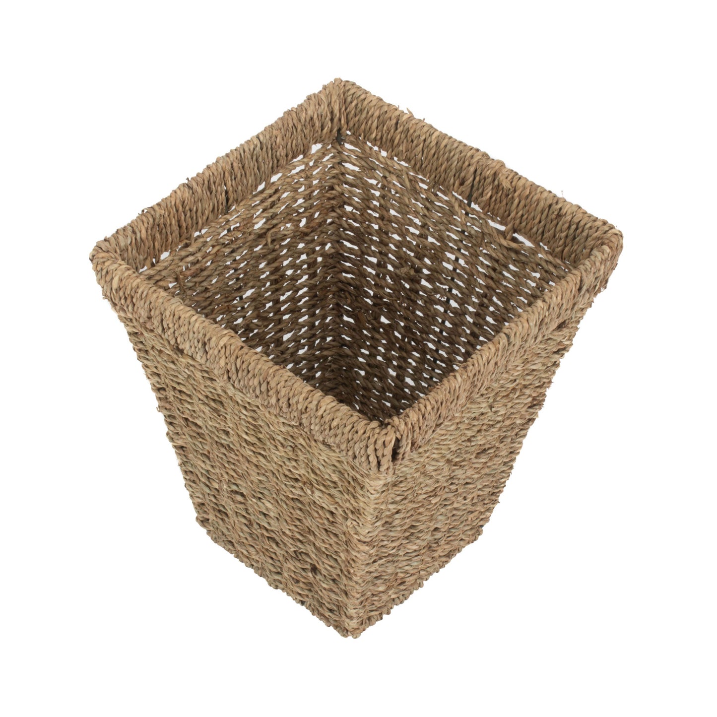 Seagrass Square Waste Paper Basket