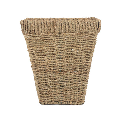 Seagrass Square Waste Paper Basket