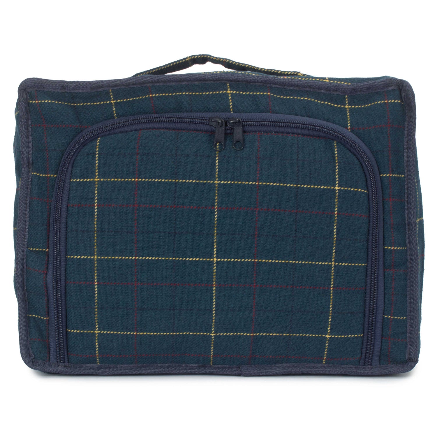 Blue Tweed Insulated Lunch and Picnic Cooler Bag