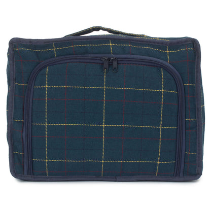 Blue Tweed Insulated Lunch and Picnic Cooler Bag
