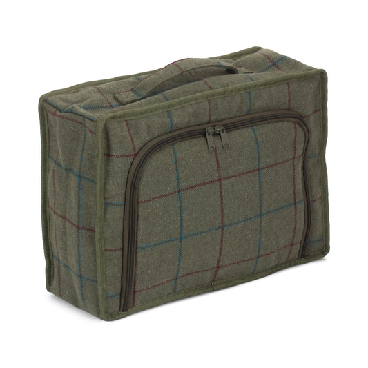 Green Tweed Insulated Lunch and Picnic Cooler Bag