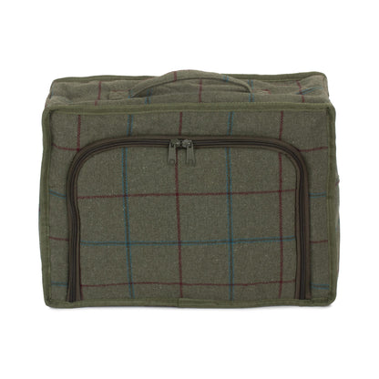 Green Tweed Insulated Lunch and Picnic Cooler Bag