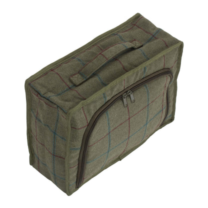 Green Tweed Insulated Lunch and Picnic Cooler Bag