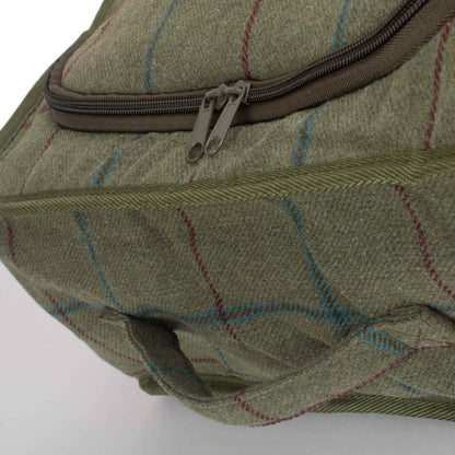 Green Tweed Insulated Lunch and Picnic Cooler Bag