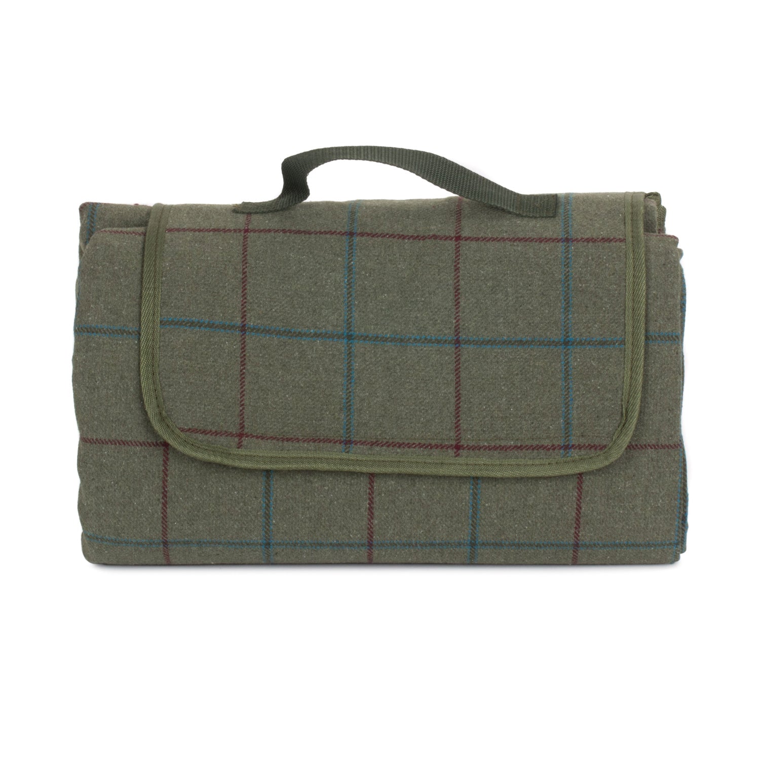 Green Tweed Waterproof Picnic Blanket