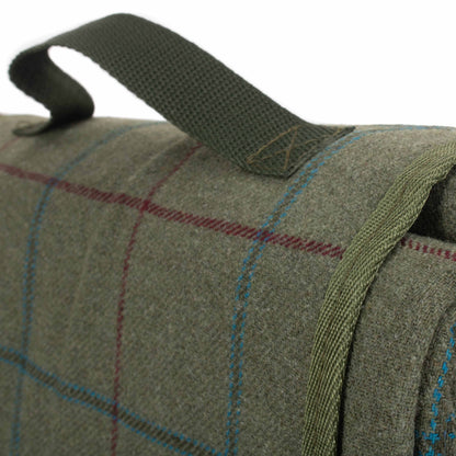 Green Tweed Waterproof Picnic Blanket