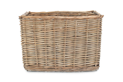 Tall Antique Wash Willow Magazine Rack