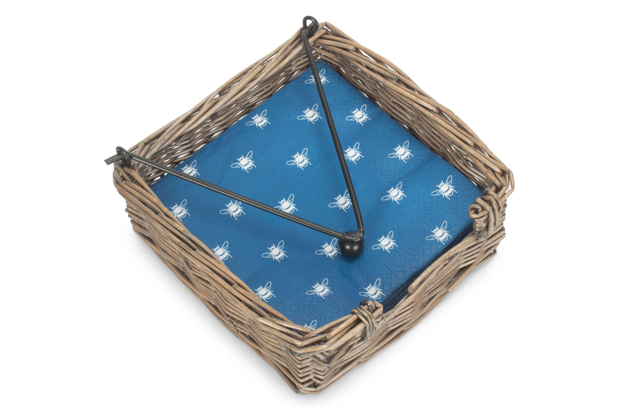 Antique Wash Willow Napkin Holder