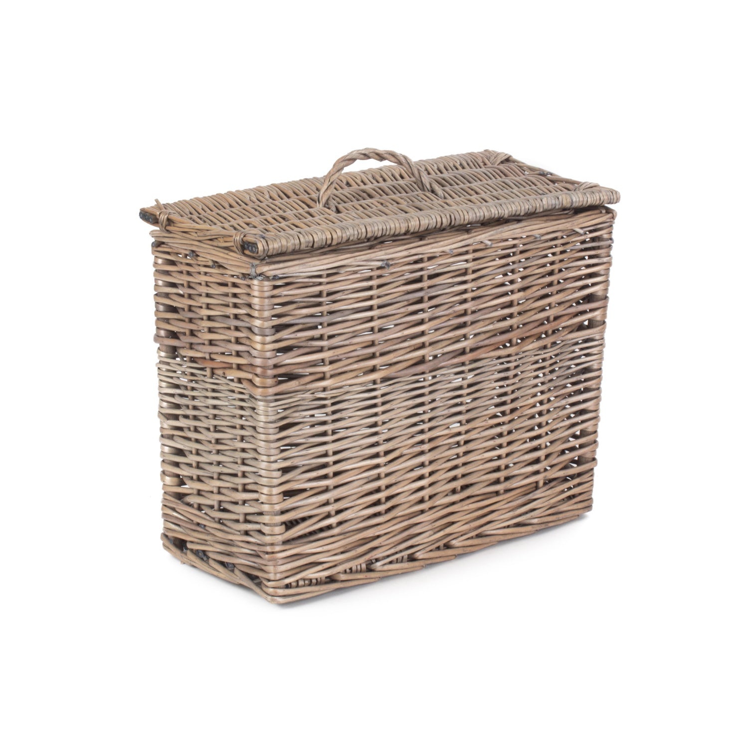 Rectangular Toilet and Bathroom Tidy Lidded Basket