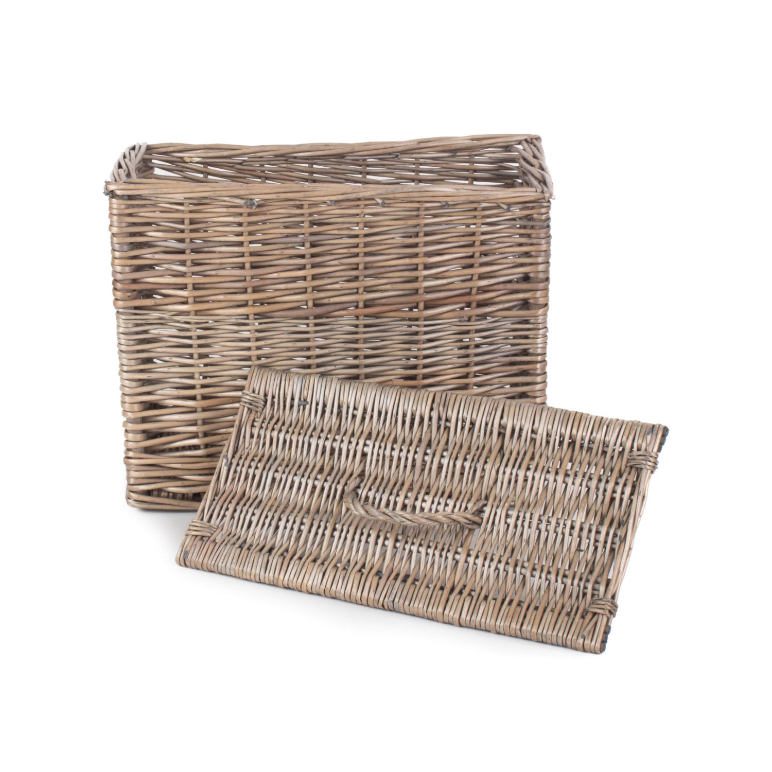Rectangular Toilet and Bathroom Tidy Lidded Basket