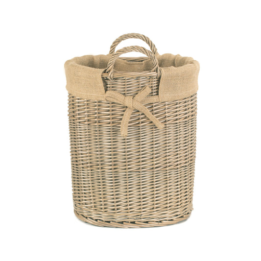 Small Oval Log Storage Basket
