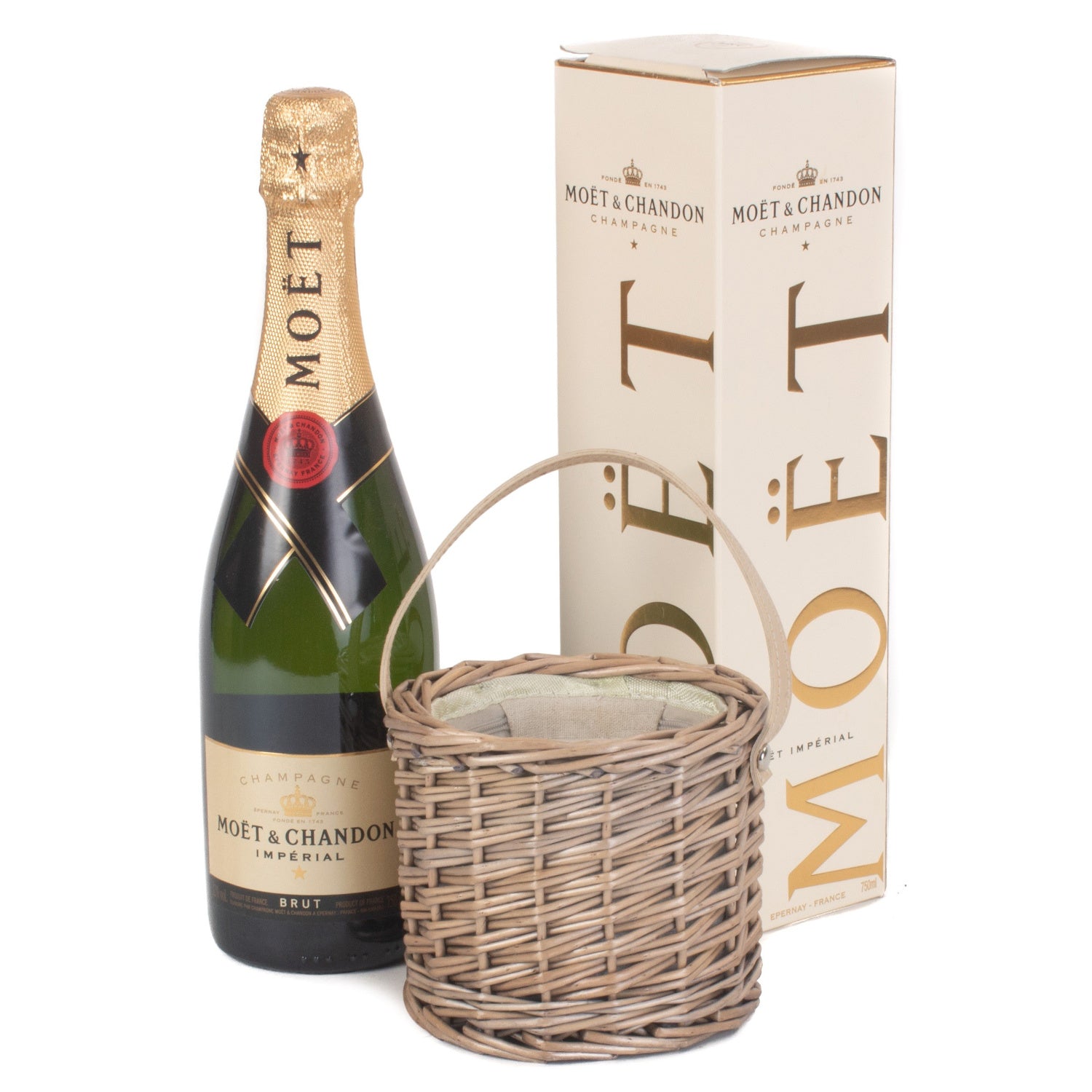 Antique Wash Willow Mini Ice Basket