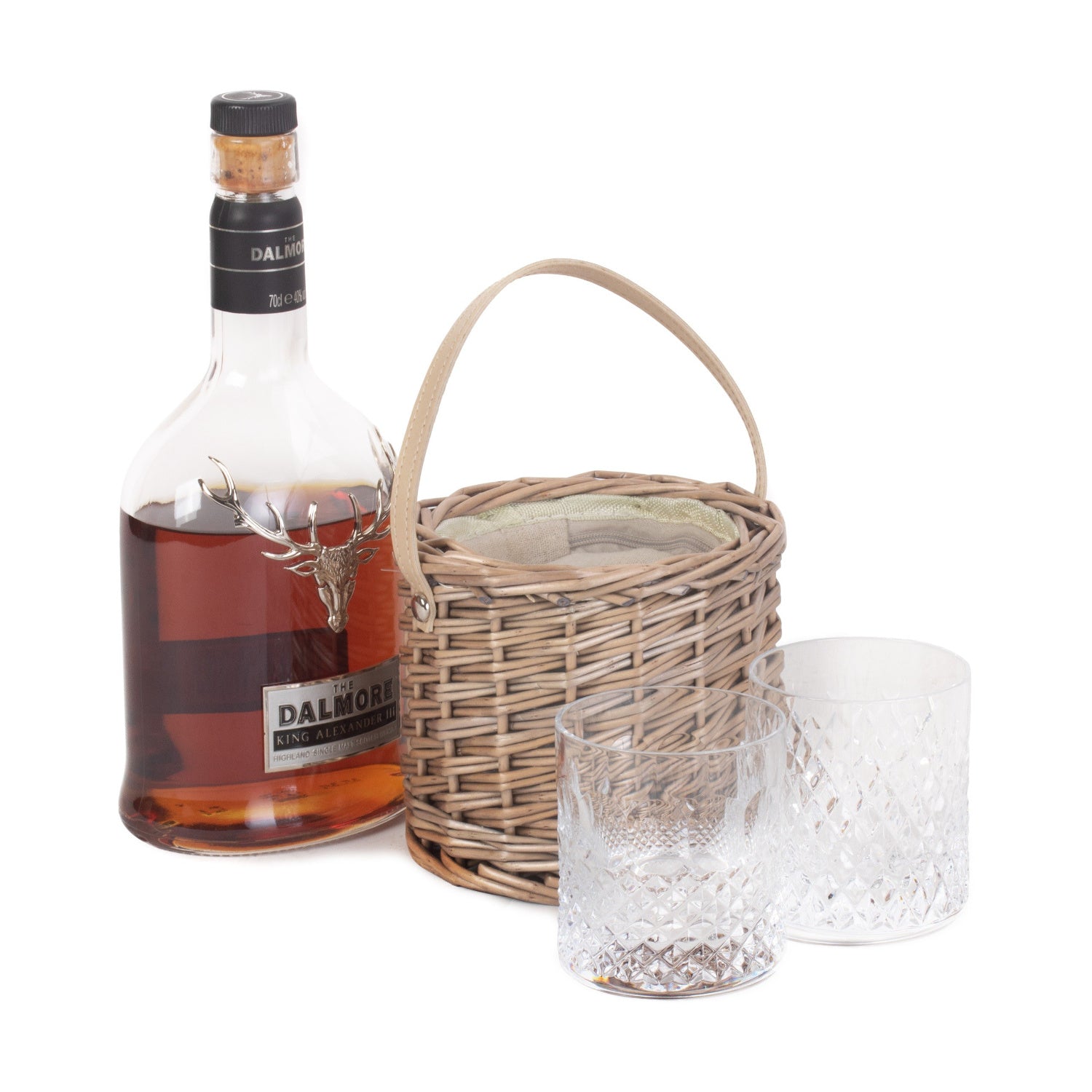 Antique Wash Willow Mini Ice Basket