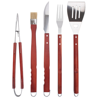 Barbeque Tools in Willow Basket Set