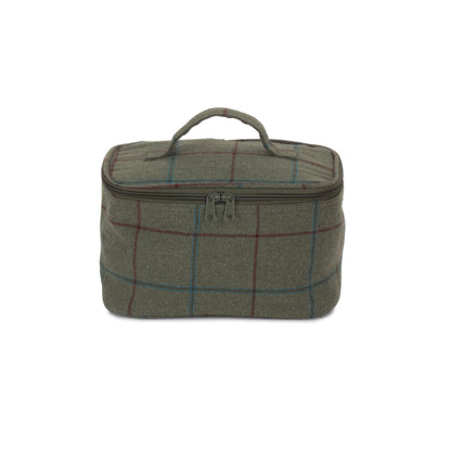 Green Tweed Insulated Lunch and Picnic Cooler Bag