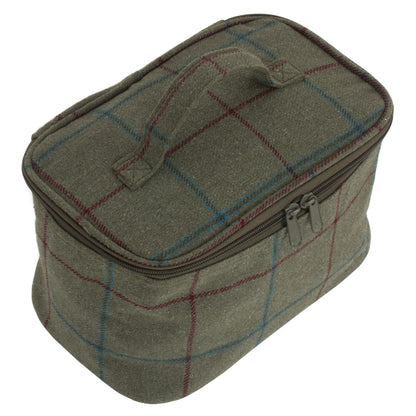 Green Tweed Insulated Lunch and Picnic Cooler Bag