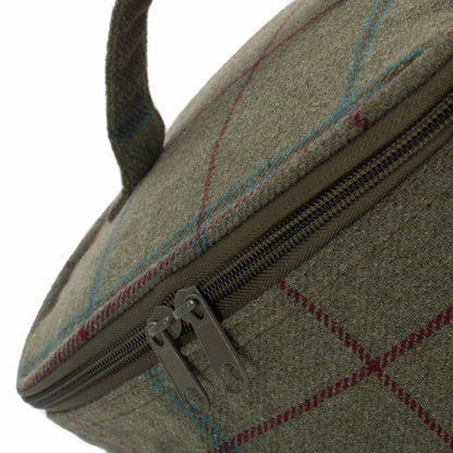 Green Tweed Insulated Lunch and Picnic Cooler Bag