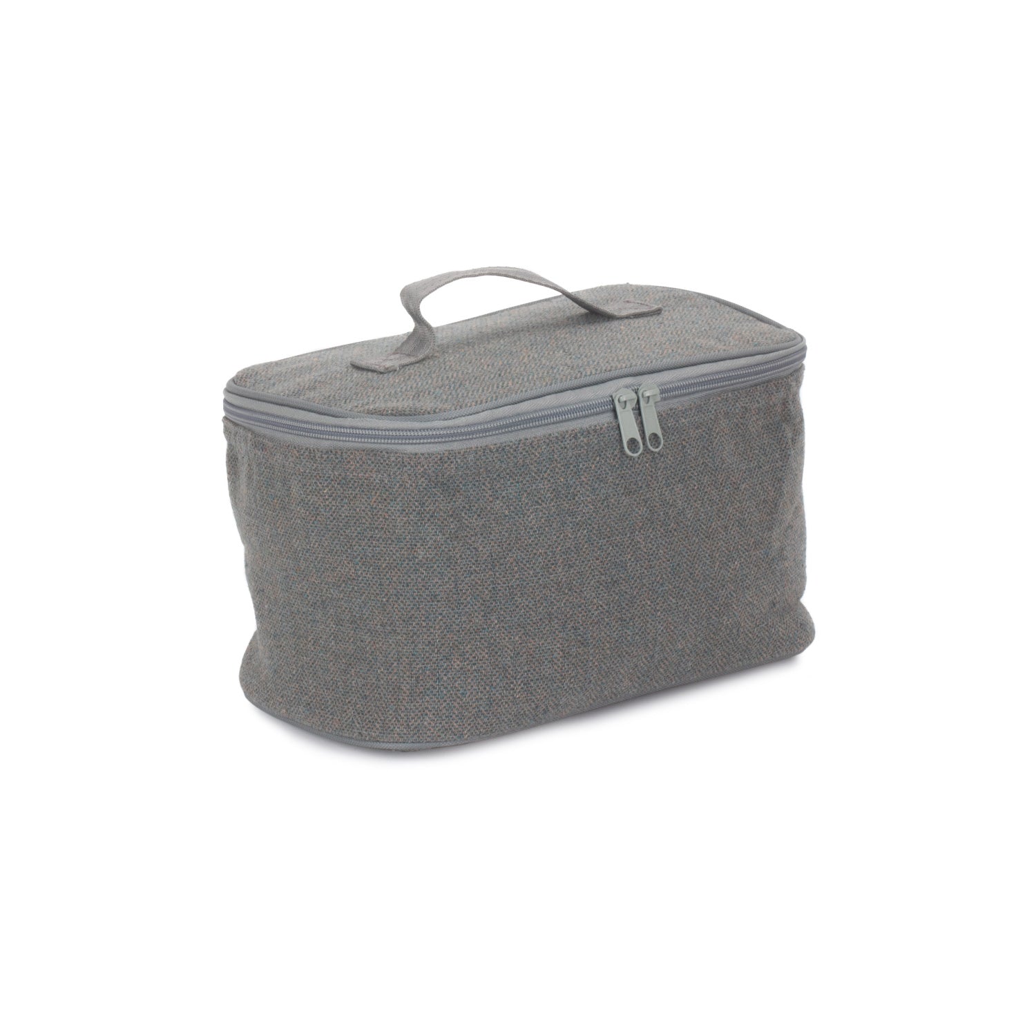 Grey Tweed Insulated Lunch and Picnic Cooler Bag