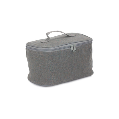 Grey Tweed Insulated Lunch and Picnic Cooler Bag