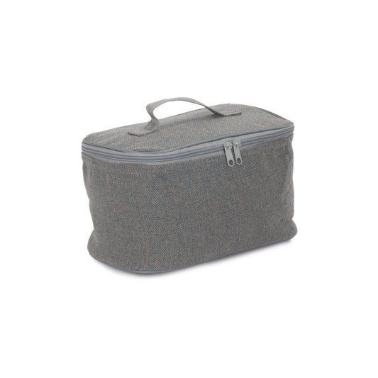 Grey Tweed Insulated Lunch and Picnic Cooler Bag