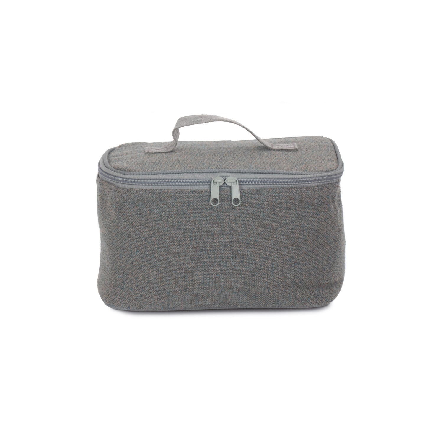 Grey Tweed Insulated Lunch and Picnic Cooler Bag