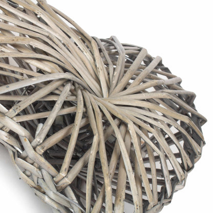 Grey Willow Heart Wreath - Small