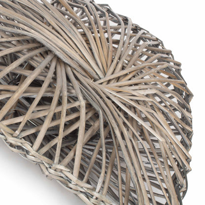 Grey Willow Heart Wreath - Large