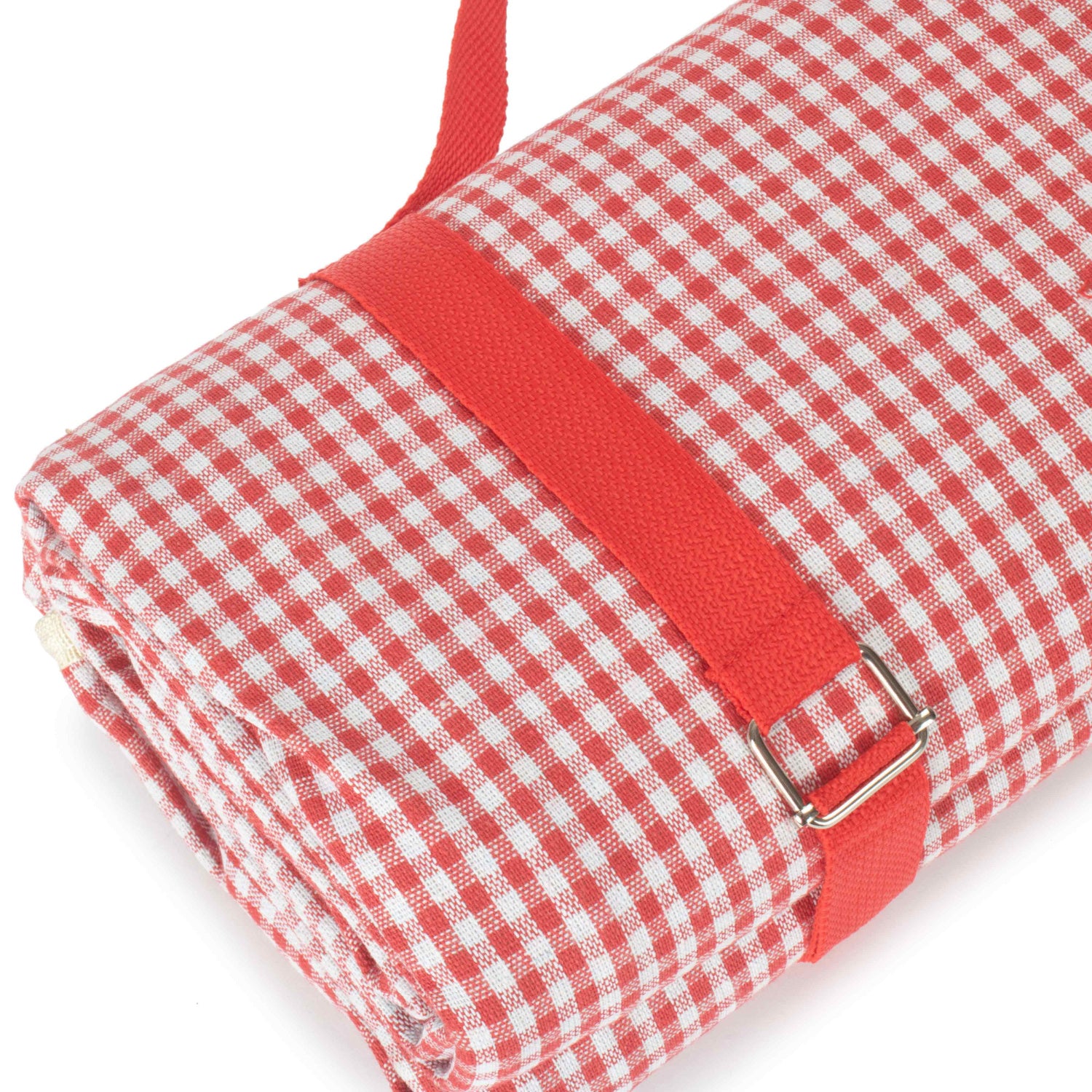 Red & White Gingham Waterproof Picnic Blanket