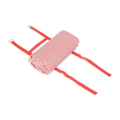 Red & White Gingham Waterproof Picnic Blanket