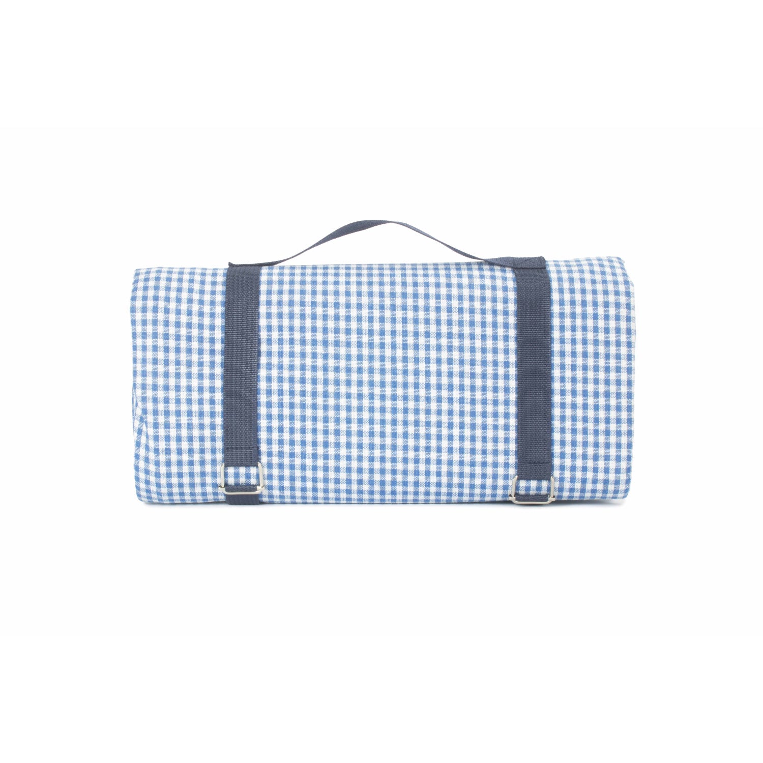 Blue & White Gingham Waterproof Picnic Blanket