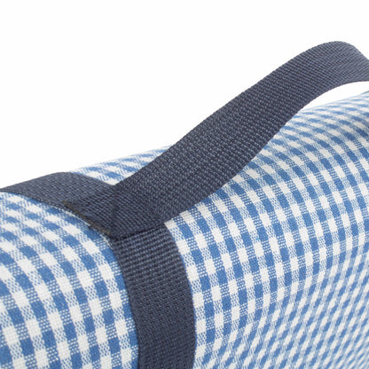 Blue & White Gingham Waterproof Picnic Blanket