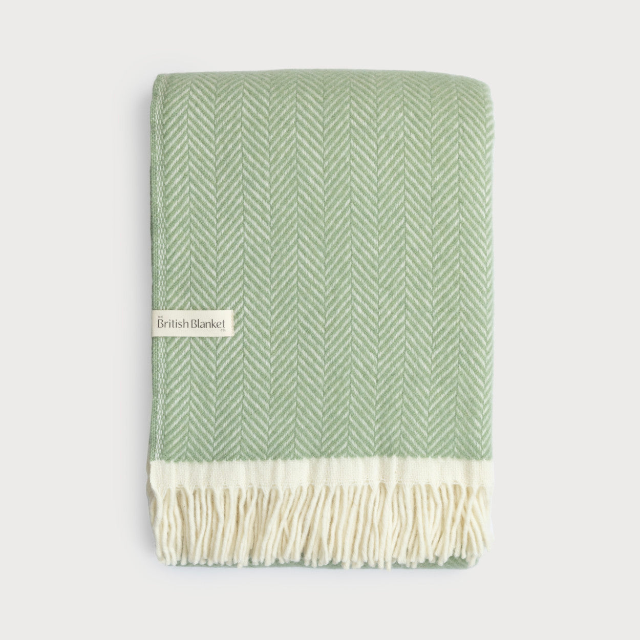 Clifton Herringbone Blanket: Birdcage