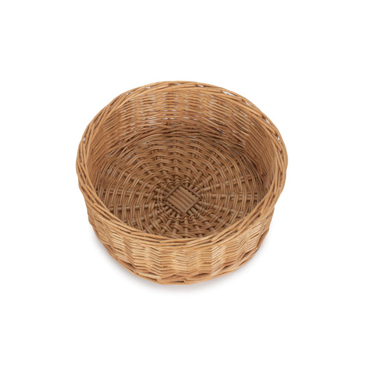 Small Round Straight-Sided Tray Basket