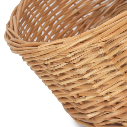 Small Round Straight-Sided Tray Basket